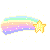 Divider rainbow-comet right by Yesirukey