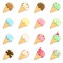 Pixel - Ice Cream Icon F2u