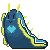 Pixel icon - Sea slug - F2U