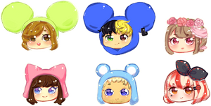 Chibi heads: 6