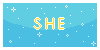 She - F2U stamp