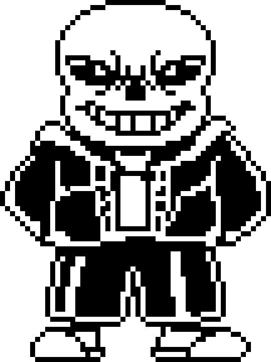 Angry Sans (Sprite Recreation) by Garzillathehedgehog on DeviantArt