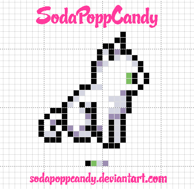 Minish Cap Cat - White #3 perler pattern by SodaPoppCandy on DeviantArt