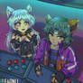 Arcade couple