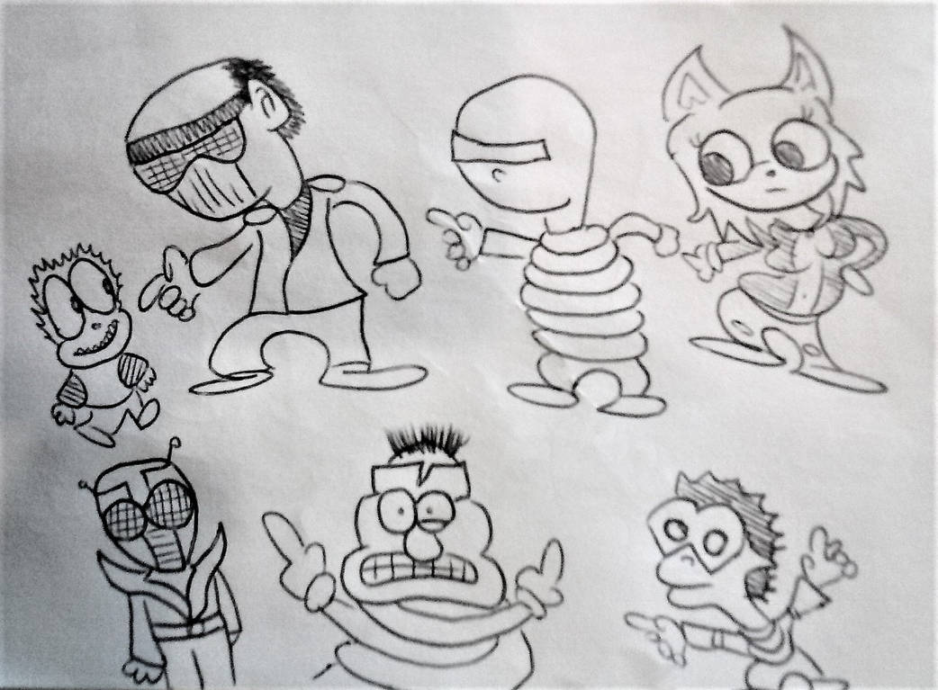 Creatures Pointing by DexStewart13 on DeviantArt