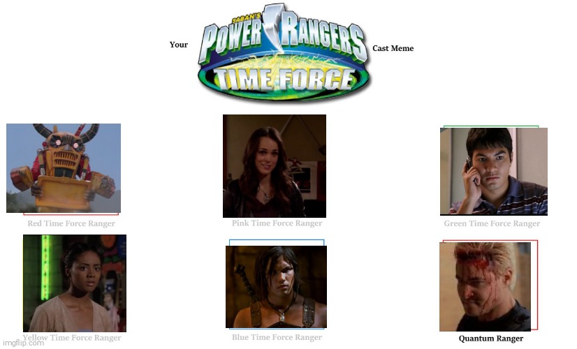 Time Force Cast Legendary Ranger Power Rangers Time Force Cast by DexStewart13 on DeviantArt