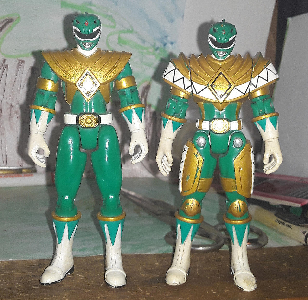 2010 Green Ranger Figure Comparison by DexStewart13 on DeviantArt