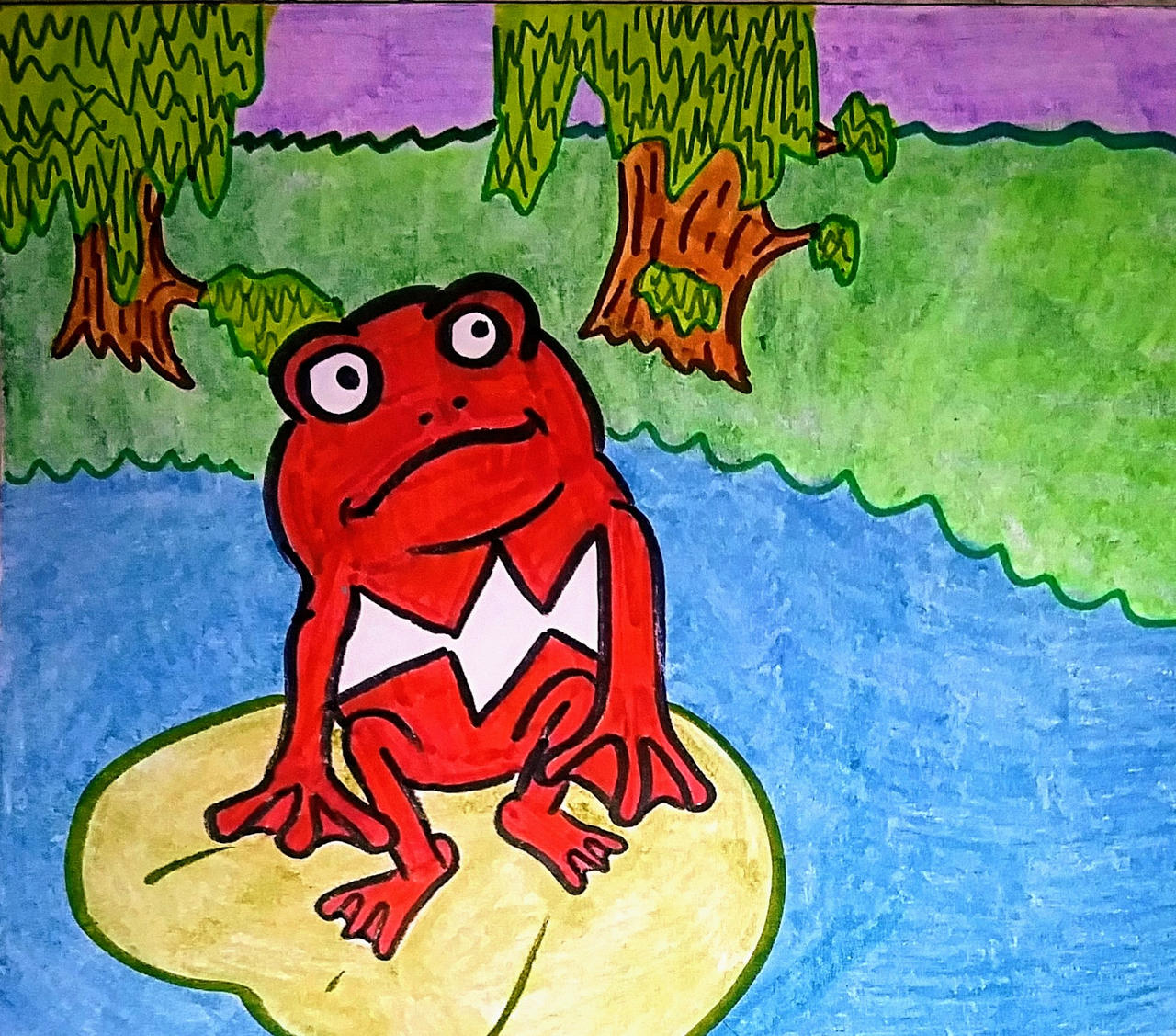 Red Ranger Frog by DexStewart13 on DeviantArt