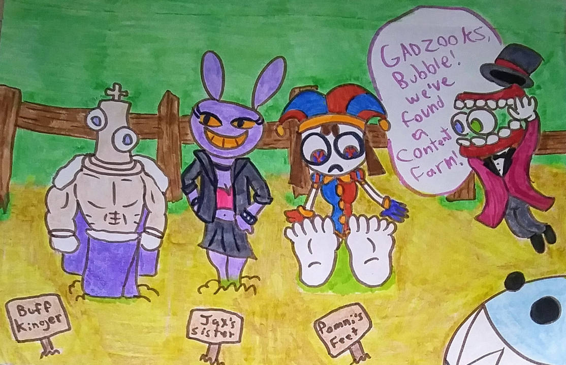 Caine Happens Upon a Content Farm by DexStewart13 on DeviantArt