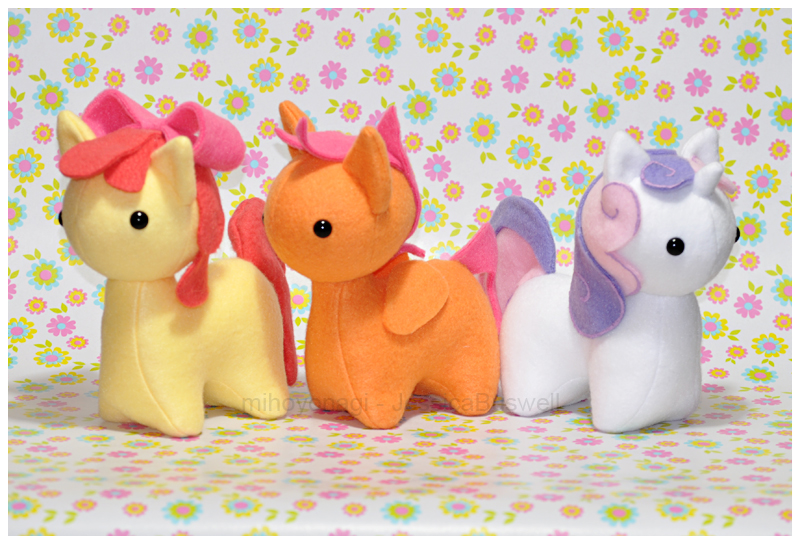 MLP - Itsy-Pony Plush - Three Very Tiny Ladies