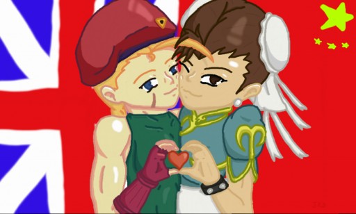 Street Fighter TAS - Cammy Kisses Guile by akuma319 on DeviantArt