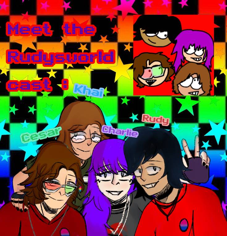 World Rudy Say hello to Rudysworld's cast! by urlocalbritishjester on DeviantArt