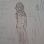 Me (my main OC) in red pajamas