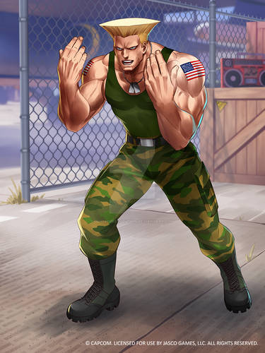 Street Fighter 4 Arena Guile Alternate costume 1 by hes6789 on DeviantArt