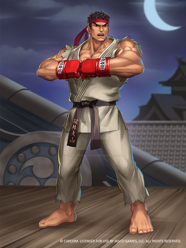Ryu Ready by GunshipRevolution on DeviantArt