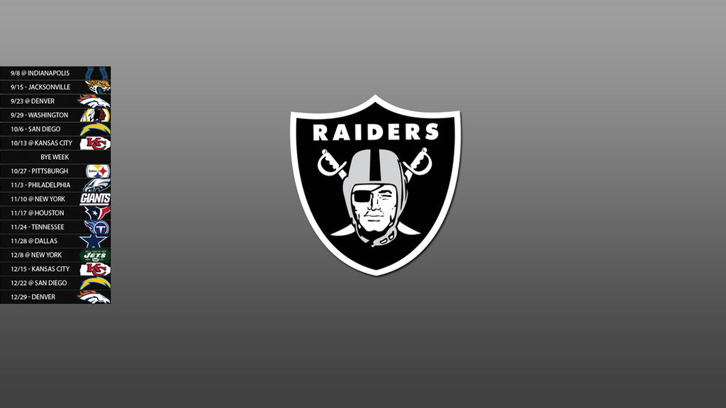 Oakland Raiders 2013 Schedule Wallpaper