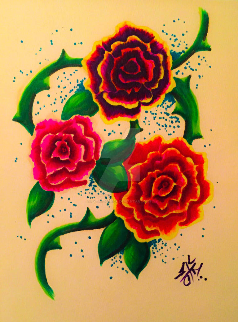 Roses by nytatt2chick on DeviantArt
