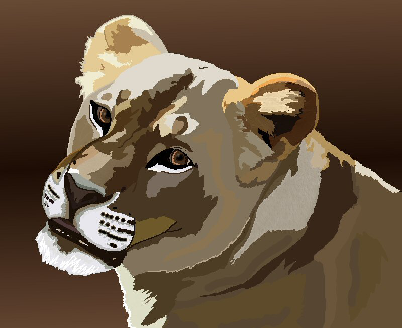 Lioness Portrait