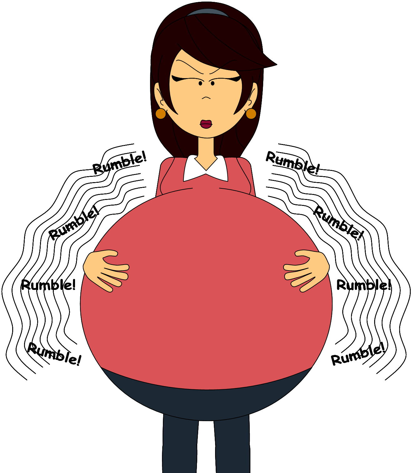 Jennifer Provan's belly doesn't stop rumbling by AngrySignsReal on ...