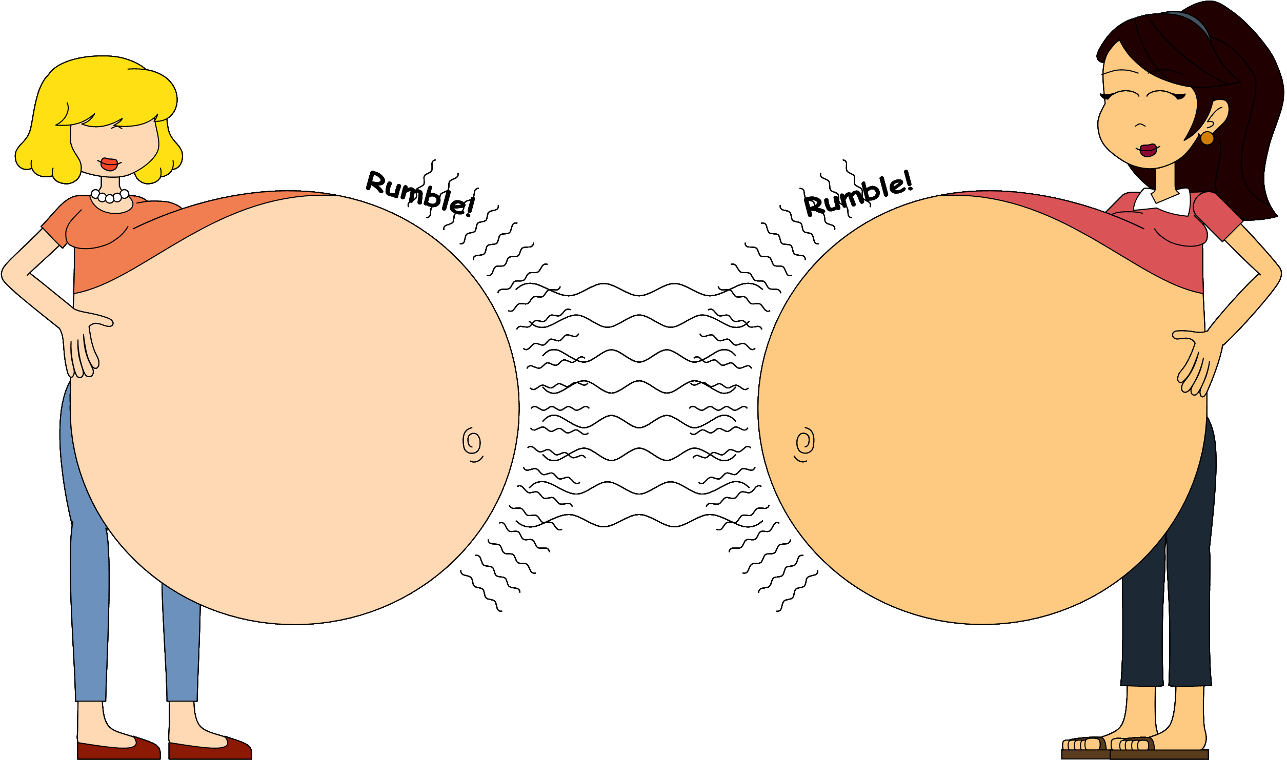 Jennifers the MILF and Provan making belly rumbles by AngrySignsReal on ...