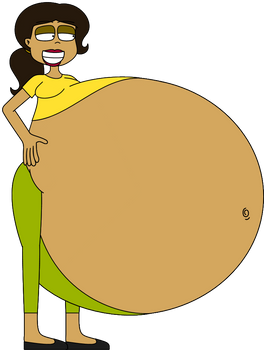 Amelia Strongut - exposed belly
