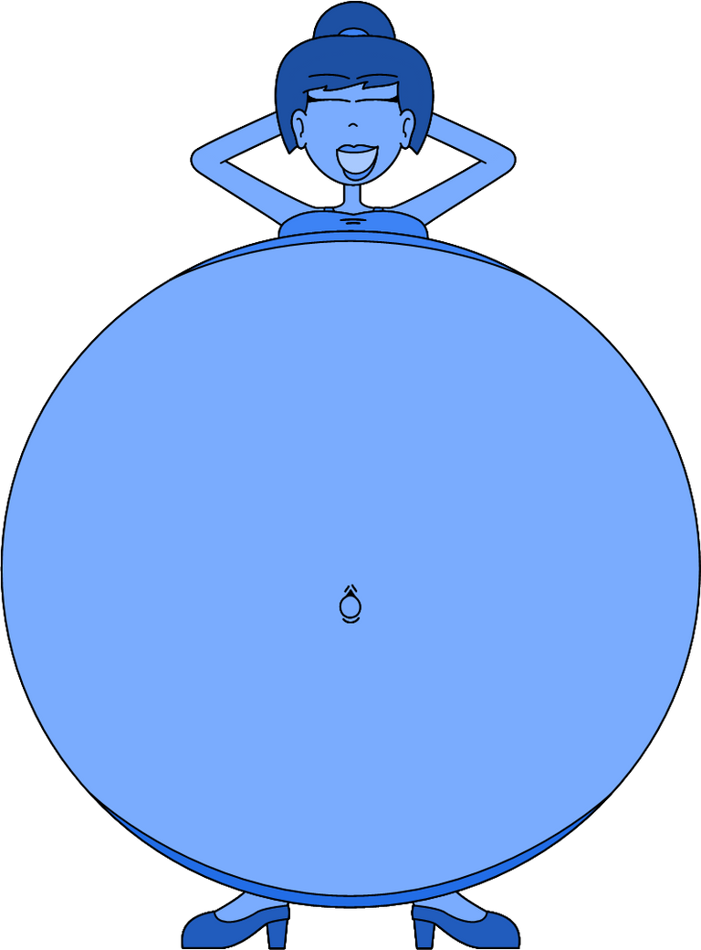 Sapphire Belly Statue by AngrySignsReal on DeviantArt