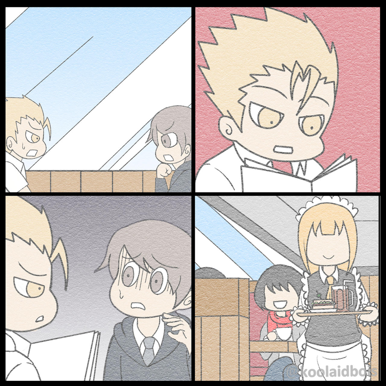 Boys conversation (chibi style) part 2 by scarletreddevil on DeviantArt