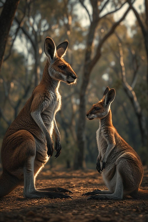 Two Kangaroos 3 by gmdavv on DeviantArt