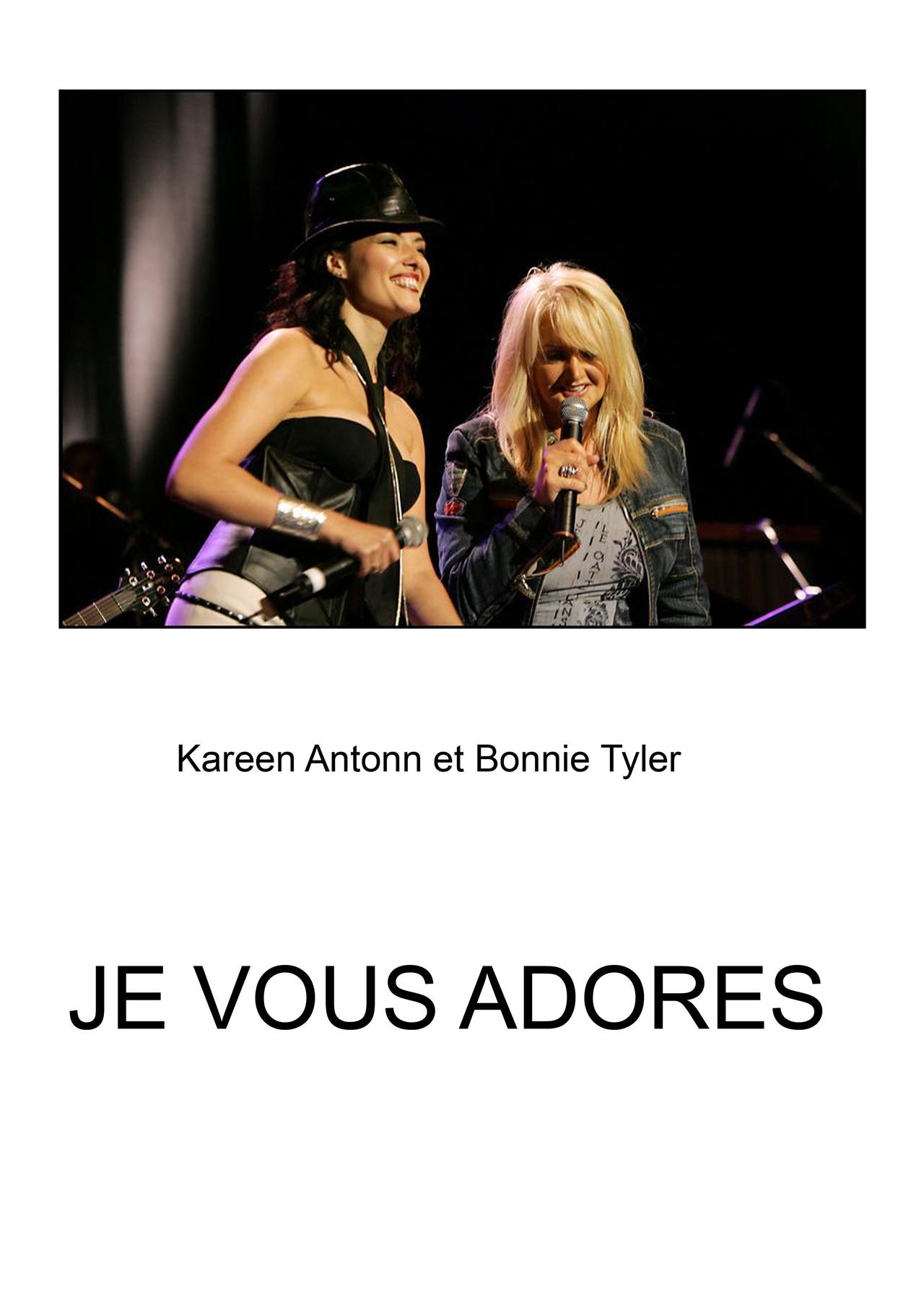 Kareen Antonn et Bonnie Tyler copy by Khing01 on DeviantArt