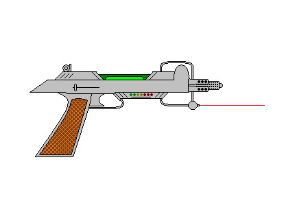 sound gun with laser