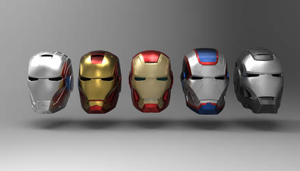 Iron Man helmets