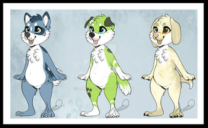 Anthro Puppy - Sheet #1 - 3/3 OPEN