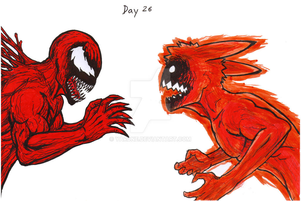 Day 26 - Carnage VS fourtails transformation Narut