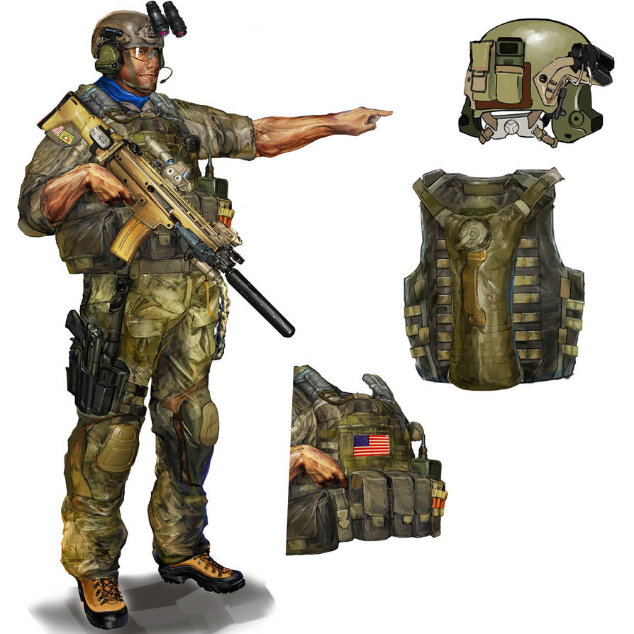 75th Ranger Rgt Drawing 75th Ranger Regiment Sergeant by kimsihyun on DeviantArt