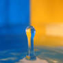 Blue and yellow