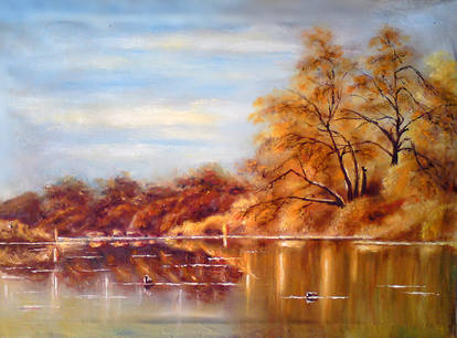 Lake in autumn