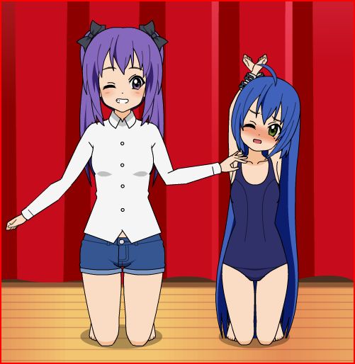 Experiment: Konata and Kagami