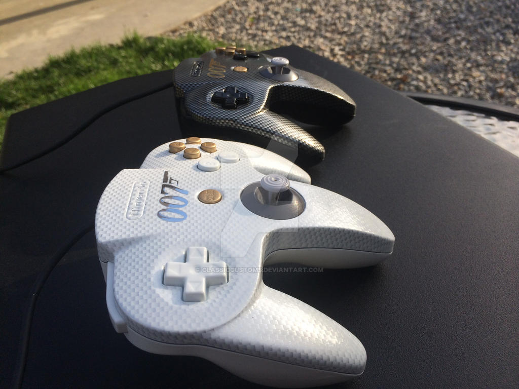 N64 Controller Mod 007 custom n64 controllers by ClassicCustoms on DeviantArt