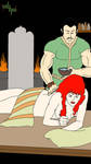 Courtsean ripped guy massage to Red sonja by Mehul257