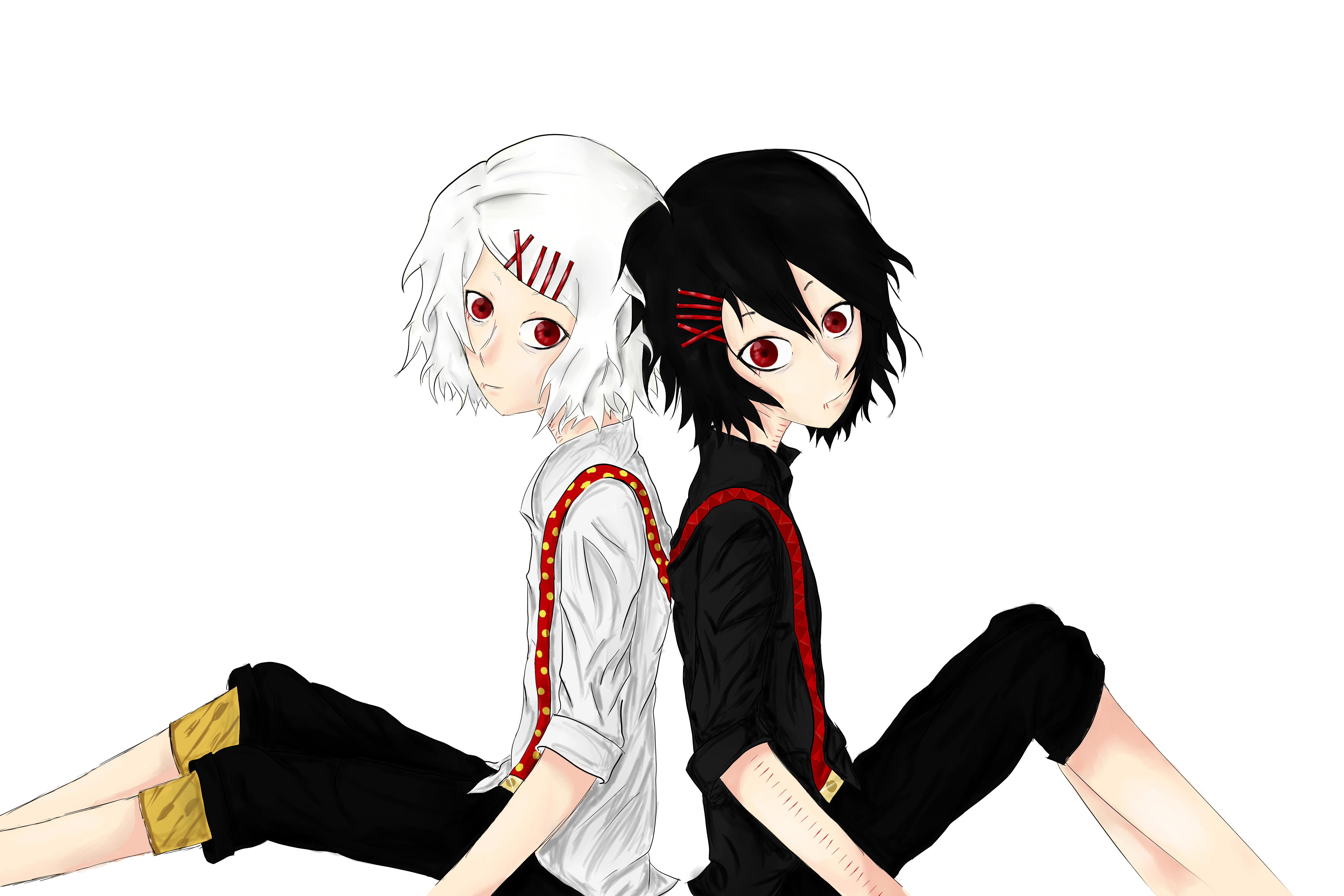 Juuzou White Black Haired By Rock Star Anime On Deviantart Juuzou White Black Haired By Rock Star Anime On Deviantart
