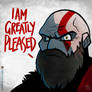 Kratos is pleased