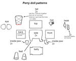 Perry the Platypus doll patterns by cloudstrife597