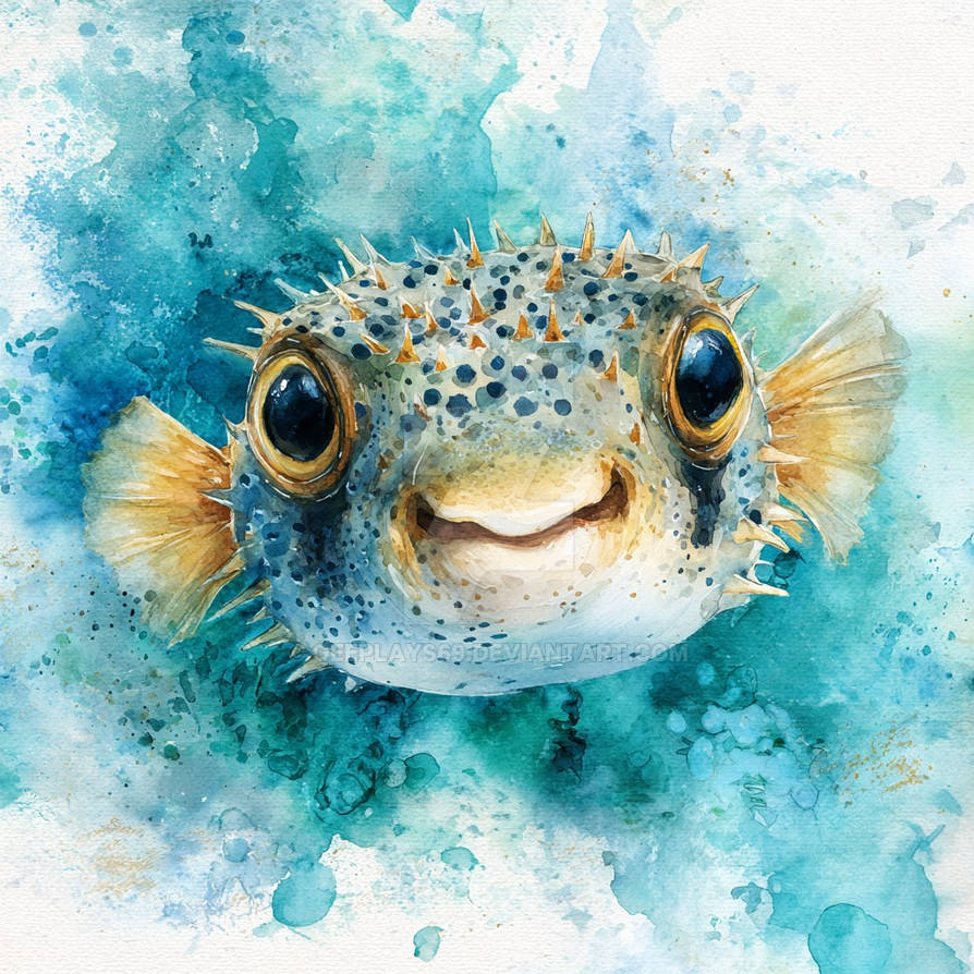 Anoymouse Fish Puffer Fish 1 by GeePlays69 on DeviantArt