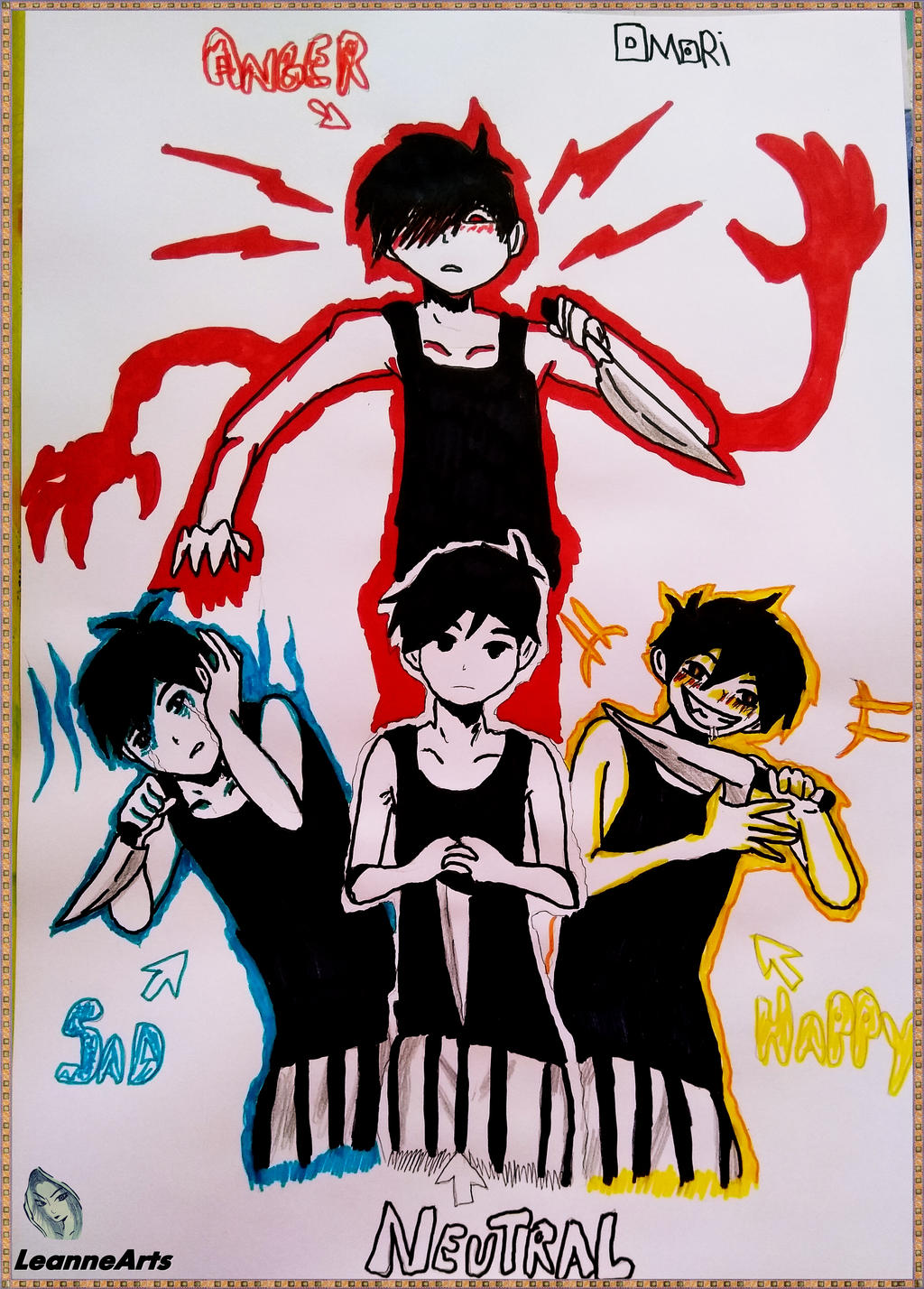 LeanneArts Omori Madness Of Emotions By LeanneArts On DeviantArt Leannearts omori madness of emotions by leannearts on deviantart