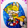 LeanneArts - Tails x Cosmos - sweet hug