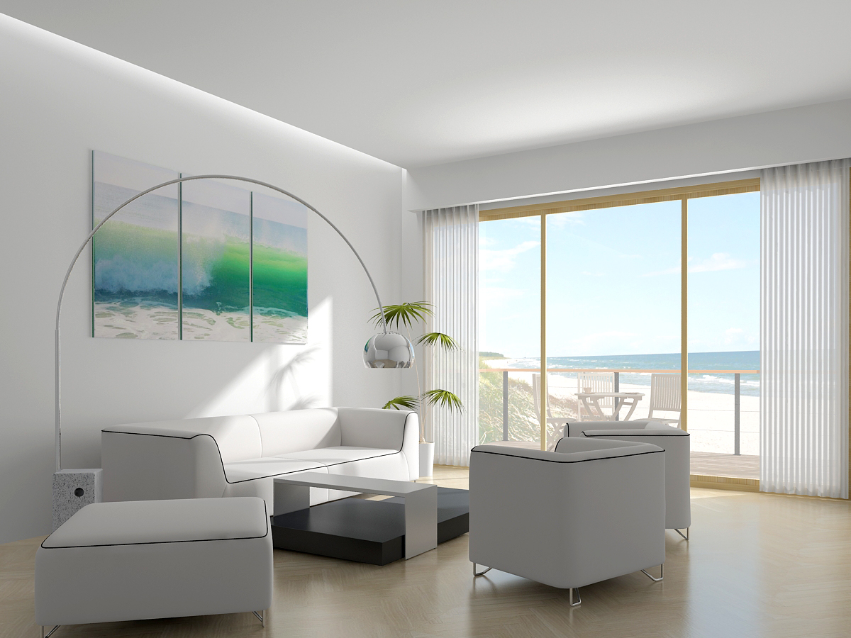 beach house interior