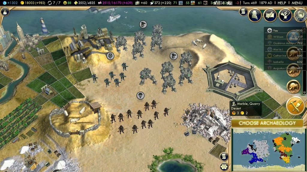 Civ V RED modpack #8: Robot Hordes and Paradrops