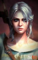 Ciri The Witcher III Fanart Closeup version