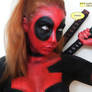 Deadpool cosplay makeup