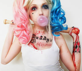 Harley Quinn Suicide Squad makeup cosplay